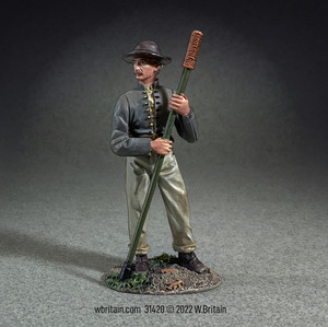 BR31420 Confederate Artilery Crewman BR31420 Confederate Artilery Crewman