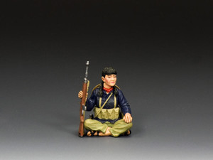 KCVN160 Sitting VC Female Soldier