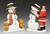 KCXM023-01 Santa & His Snowman KCXM023-01 Santa & His Snowman