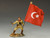 XKCAL019 Turkish Officer w/ Flag (READ DESCRIPTION)