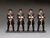 KCLAH-S05 Leibstandarte At Parade Rest (Set of 4)