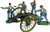 BR52110 10 pound Parrott Cannon with 4 Confederate Artillery Men