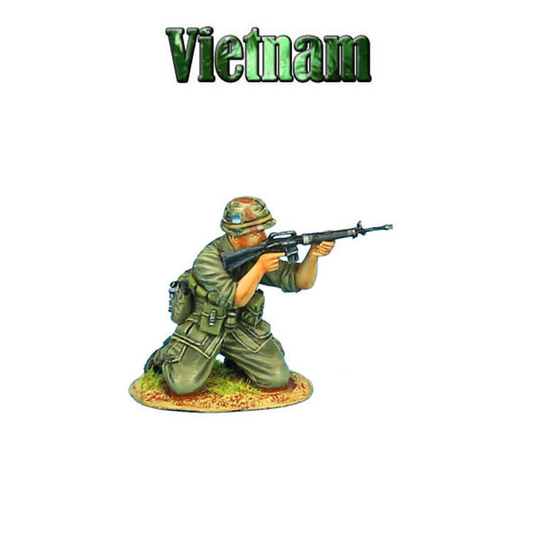 YFLVN021 US 25th Infantry Division Firing M16
