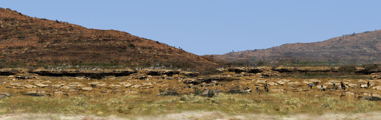 BR51100 Rorke’s Drift: Panoramic View Behind the Mission Station