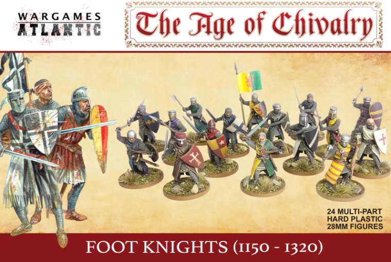 WAAAC001 Wargames Atlantic - Barons' War - Foot Knights (1150-1320)