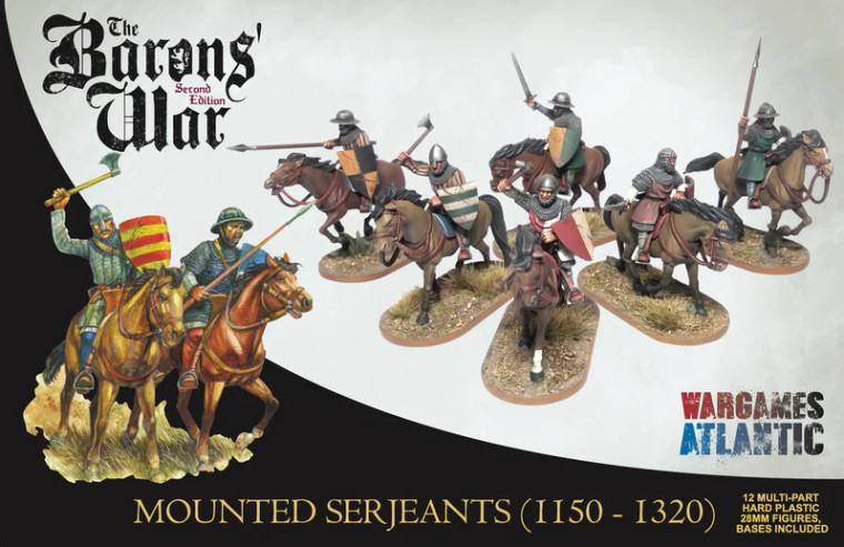 WAAAC005 Wargames Atlantic - Barons' War - Mounted Serjeants (1150-1320)