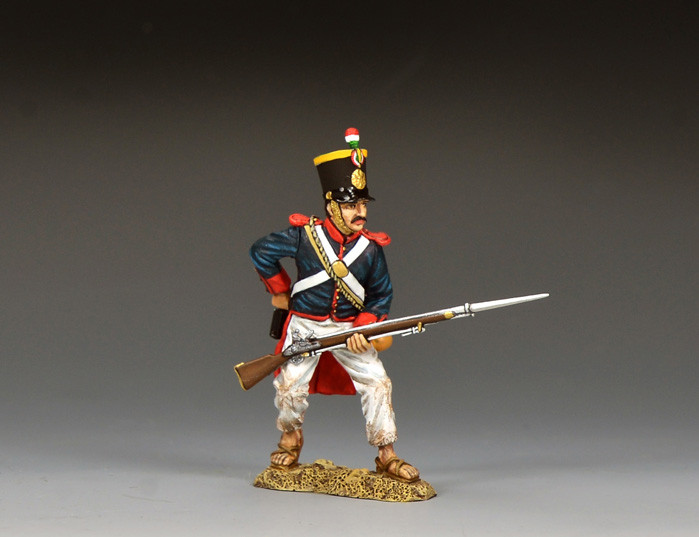 KCRTA129 Santa Anna's Soldier reaching for a fresh cartridge