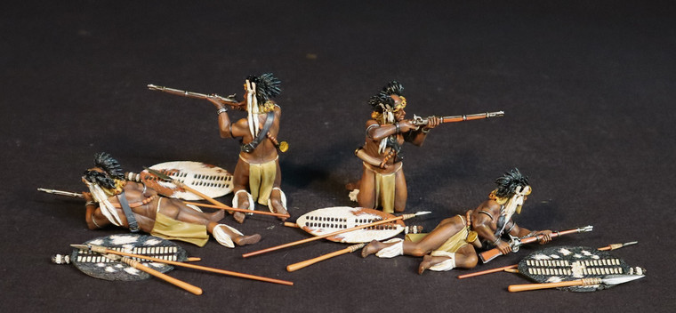 JJGGZ32N Zulus with Muskets