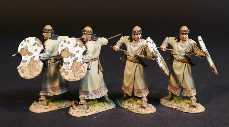 JJHITT09AN 4 Hittite Spearmen
