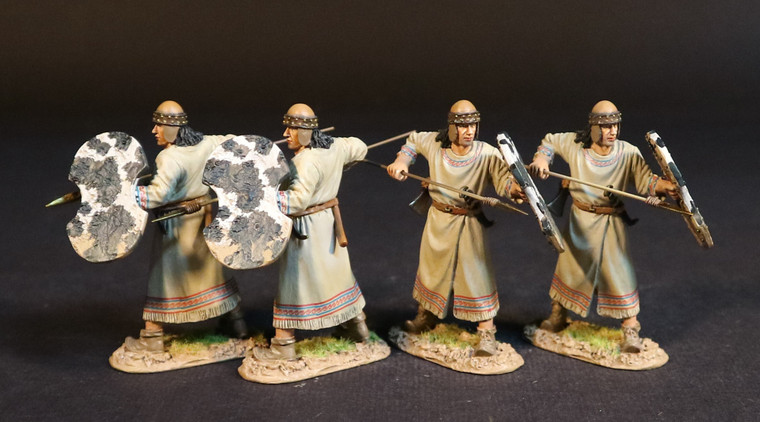 JJHITT09BN 4 Hittite Spearmen