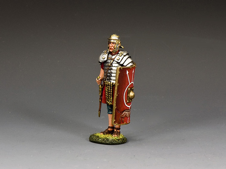 KCROM048  At Attention Roman Legionary w/Gladius Sword