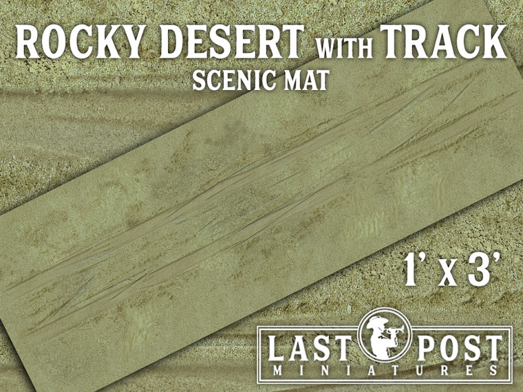 LPMMAT006 Desert with Track Scenic Mat