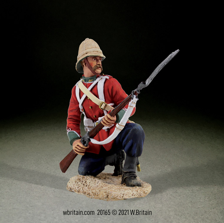 BR20165 British 24th Foot Kneeling Defending - Single figure in box