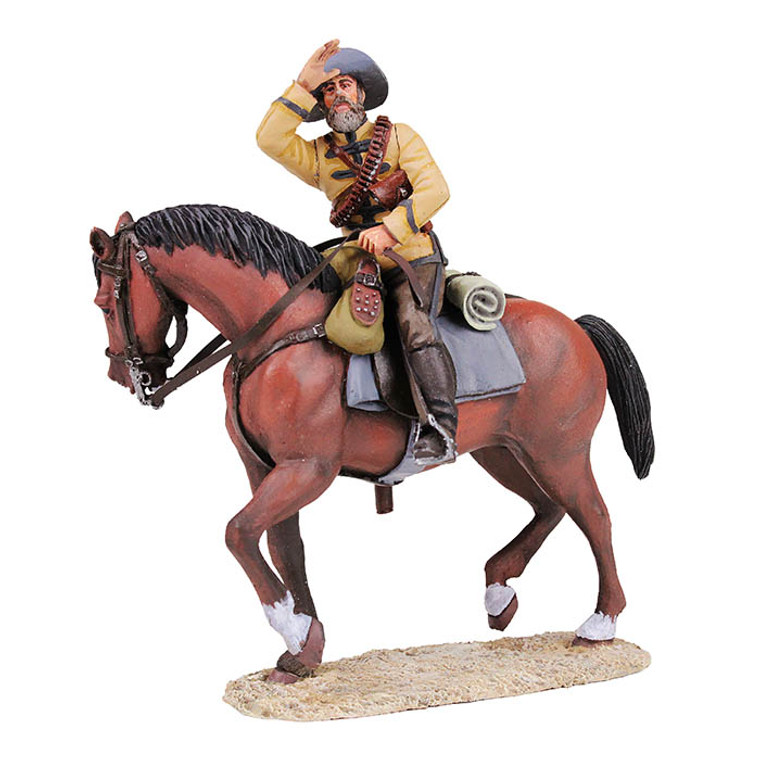 BR20175 Mounted Frontier Light Horse - Single piece in box