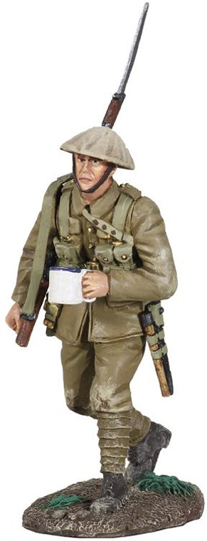 BR23051 1916 British Infantry With a Cup of Tea - Single figure in clamshell package