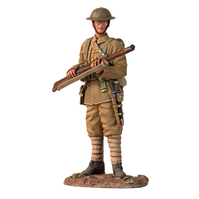 BR23074 1916-17 British Infantry Standing On Watch - Single figure in clamshell package