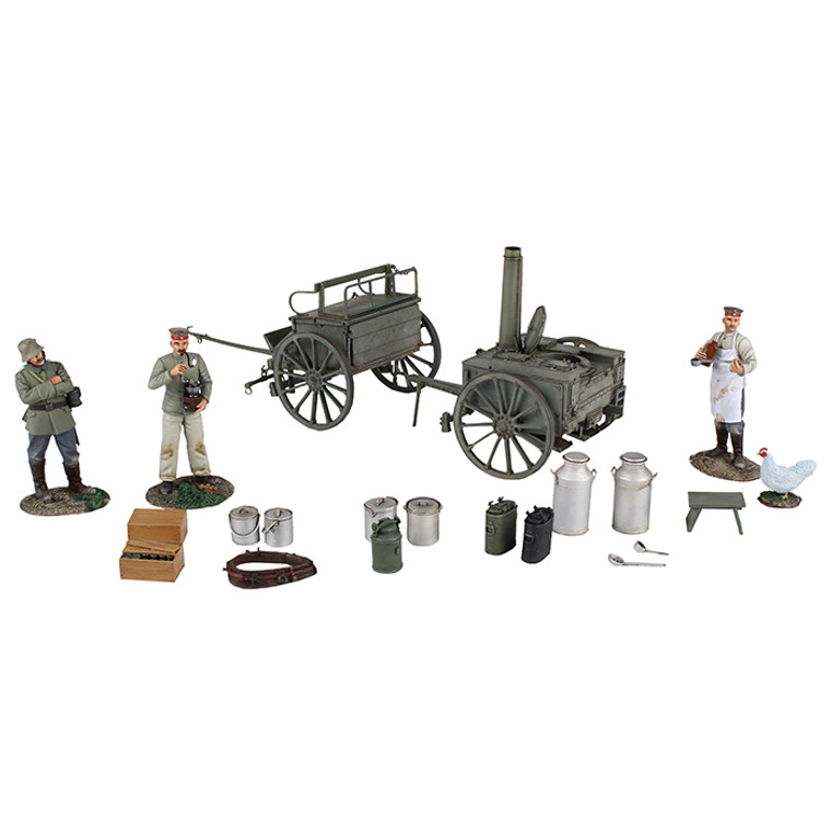 BR23101 German 1908 Hf11 Limber, Field Kitchen, Figures & Accessories - Twenty piece set in box  (Limited Edition of 400 Sets)