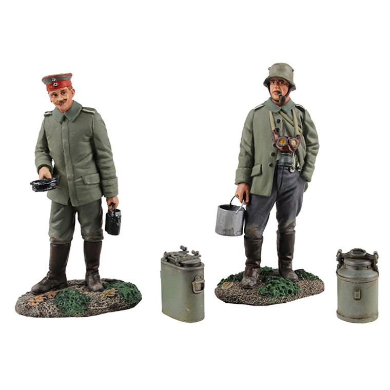 BR23102 What's On the Menu Tonight? - German Infantrymen with Mess Equipment - Four piece set in box  (Limited Ediiton of 400 Sets)