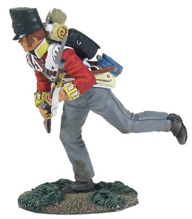 BR36123 British 44th Foot Light Company Crouching Running