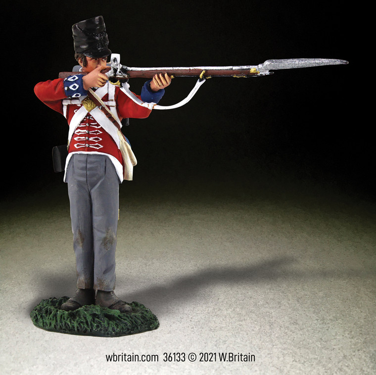 BR36133 British 1st Foot Guards Battalion Company Standing Firing