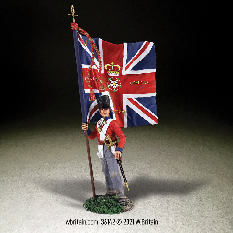 BR36142 British 1st foot Guards Ensign With Regimental Colour, No.1
