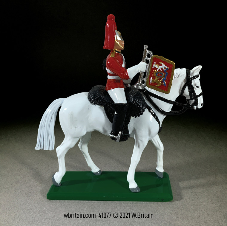 BR41077 Mounted Life Guard Trumpeter