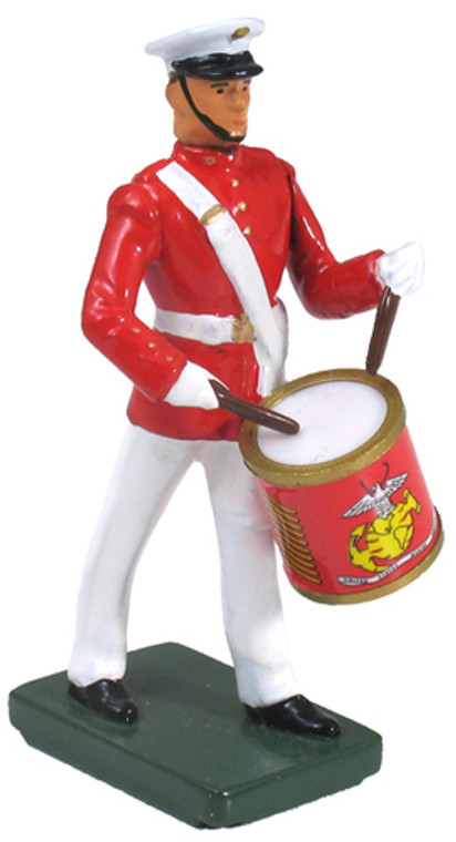 BR48508 United States Marine Corps Side Drummer, Commandant's Own, Red Tunic