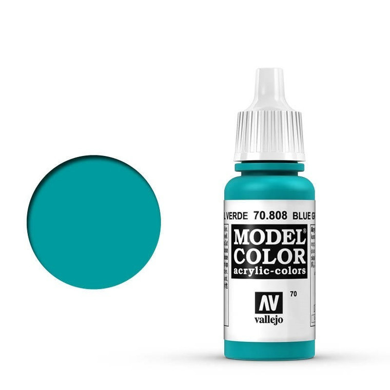 AV70808 Vallejo Model Colour #070 Blue Green 17 ml Acrylic Paint [70808]