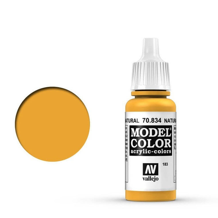 AV70834 Vallejo Model Colour #183 Transparent Natural Woodgrain 17 ml Acrylic Paint [70834]