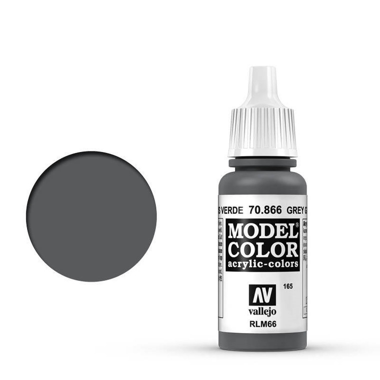 AV70866 Vallejo Model Colour #165 Grey Green 17 ml Acrylic Paint [70866]