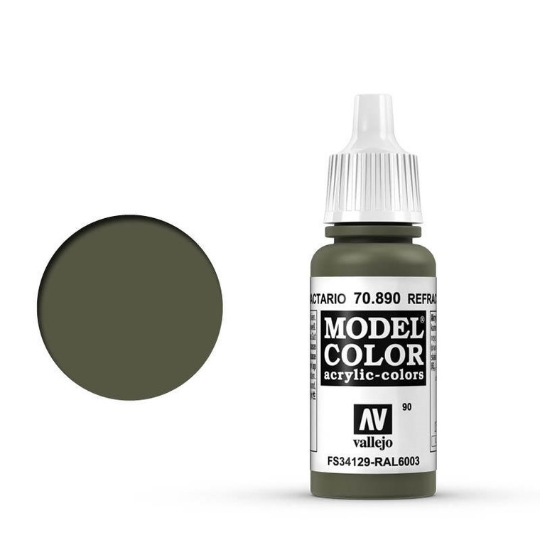 AV70890 Vallejo Model Colour #090 Retractive Green 17 ml Acrylic Paint [70890]
