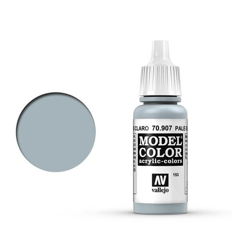 AV70907 Vallejo Model Colour #153 Pale Greyblue 17 ml Acrylic Paint [70907]
