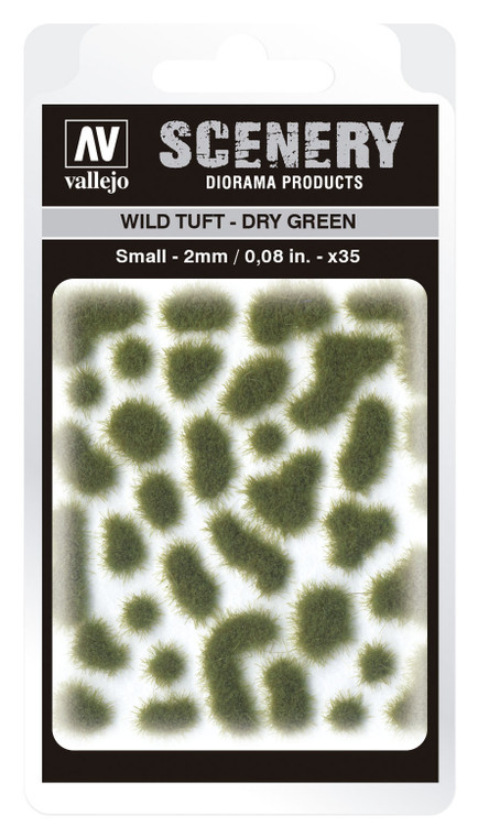 AVSC401 Vallejo 2mm Wild Tuft - Dry Green Diorama Accessory [SC401]