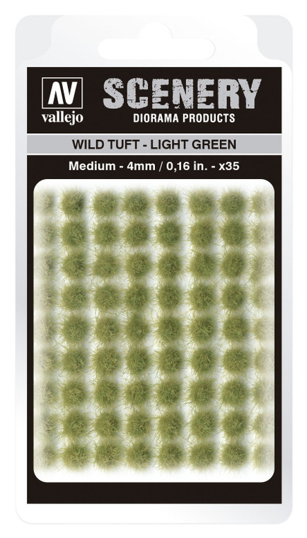 AVSC407 Vallejo 4mm Wild Tuft - Light Green Diorama Accessory [SC407]