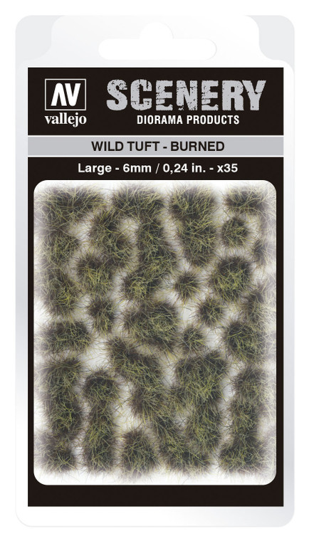 AVSC414 Vallejo 6mm Wild Tuft - Burned Diorama Accessory [SC414]