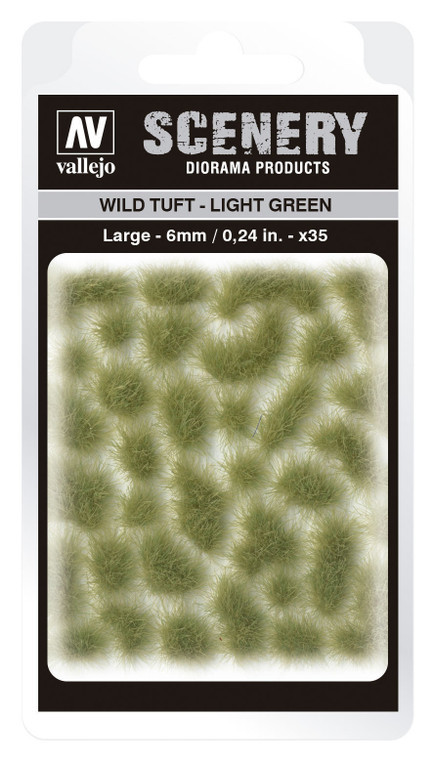 AVSC417 Vallejo 6mm Wild Tuft - Light Green Diorama Accessory [SC417]