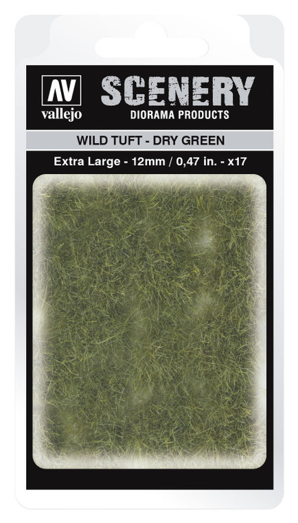 AVSC424 Vallejo 12mm Wild Tuft - Dry Green Diorama Accessory [SC424]