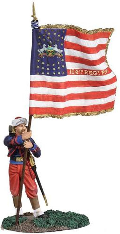 YBR31195 114th Pennsylvania Zouaves Flagbearer