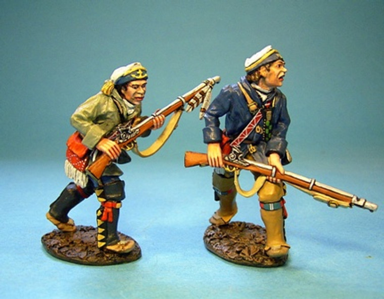 YJJQFM05 French Marines Advancing