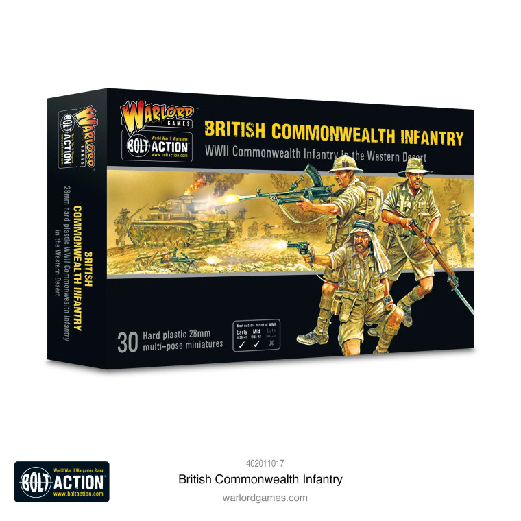 402011017 British Commonwealth Infantry (Plastic)