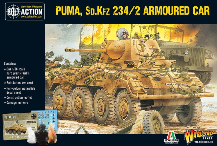 402012009 Puma Sd.Kfz 234/2 Armoured Car (Plastic)