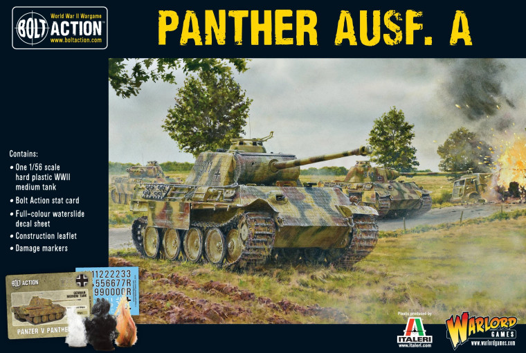 402012017 Panther Ausf A Heavy Tank (Plastic)