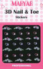 3D Nail & Toe Stickers - K06