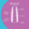 Gelish Soft Gel Tips Medium Coffin Natural - 160 CT