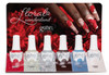 Gelish Soak-Off Gel Holiday Winter 2025 Floral Wonderland collection - 6PC Display