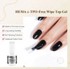 NDi beauty HEMA & TPO - Free Super Gloss No Wipe Gel Top - .5 oz