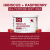 Clean + Easy Hibiscus + Raspberry Sensitive Soft Wax - 14 oz