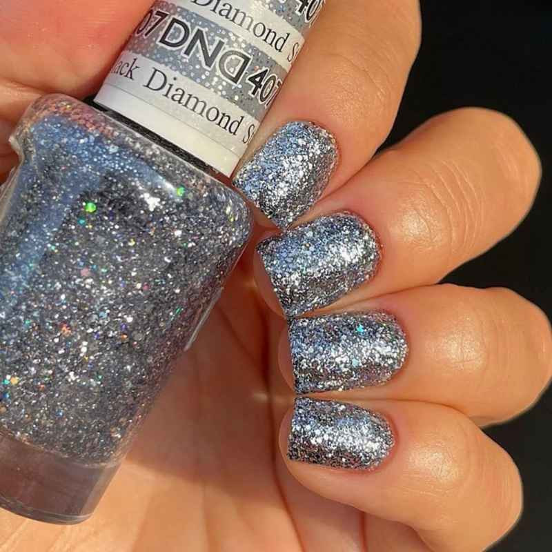 DND - Gel & Lacquer - Black Diamond Star - #407