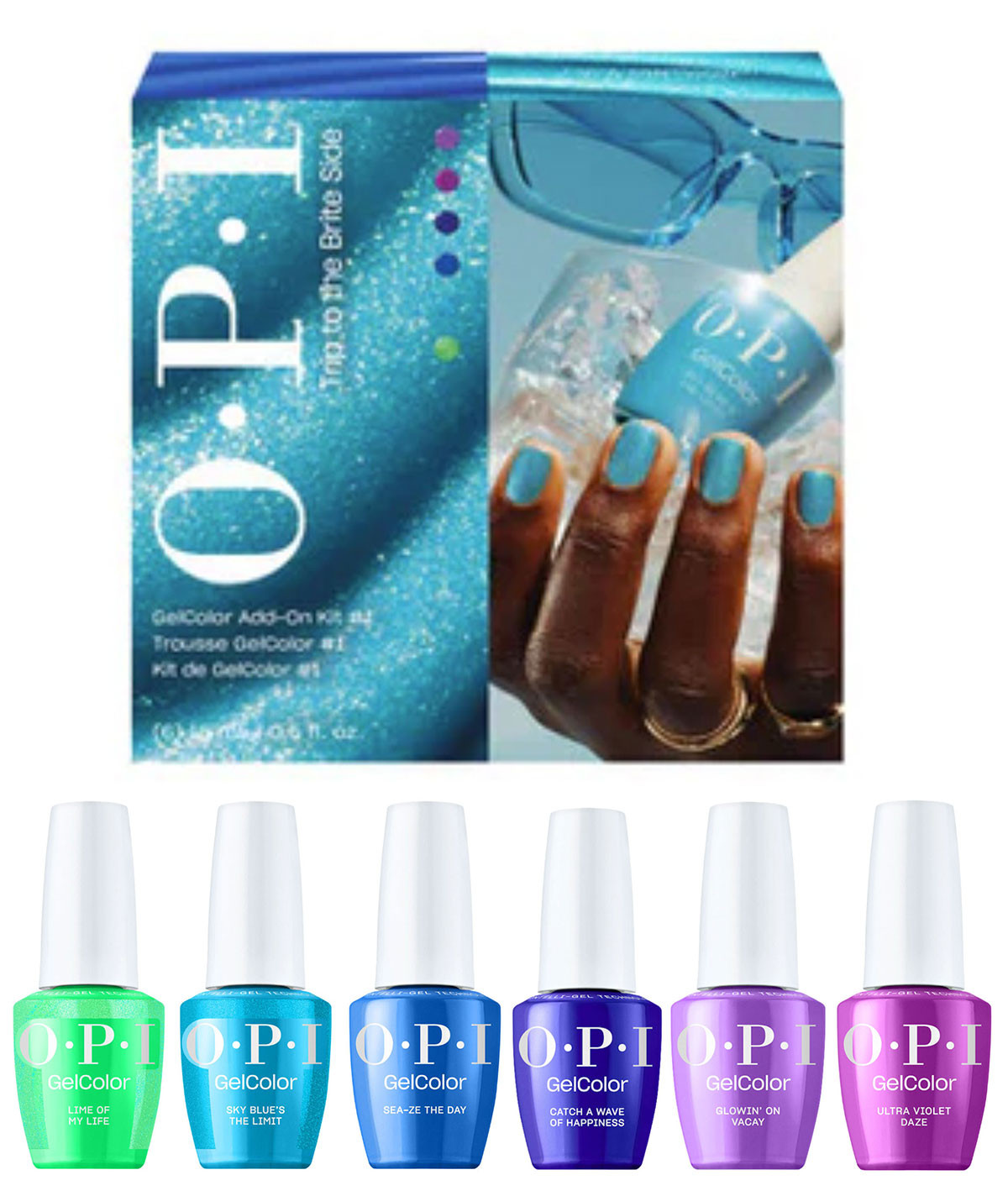 OPI GELCOLOR 5本セット H3 OPI GelColor .5oz (BLK) - #GC H85