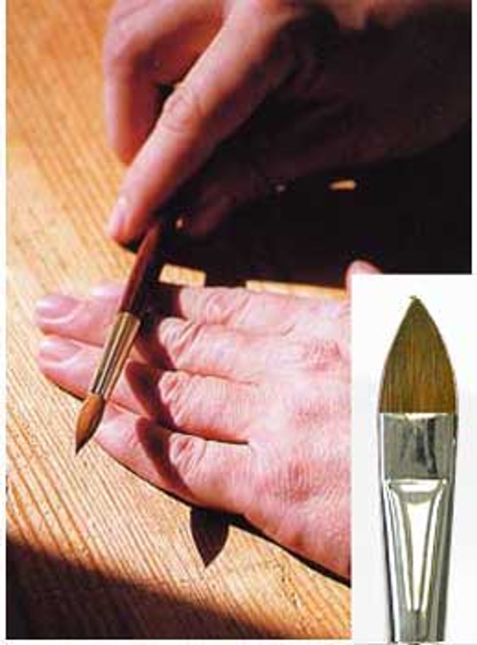 Master Kolinsky Nail Brush - Filbert  # 8